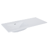 Elita SKAPPA Umywalka 100 bez otworu LEWA (60+40) CERAMICZNA WHITE 146036/RE041001068060